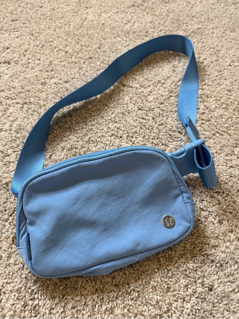 lululemon athletica Light Blue Crossbody Sling Bag